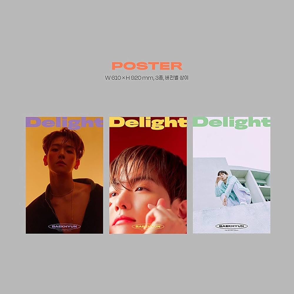 【レア】ベッキョン　 Delight (CINNAMON Ver.) EXO EXO Baekhyun 2nd Mini Album Delight Photocard Cinnamon